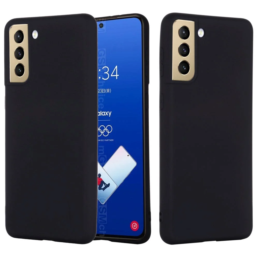 Samsung Galaxy S21 FE (5G) Liquid Silikon Deksel - Svart v:8125219