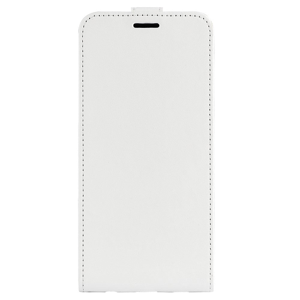Nokia X30 Vertikalt Flip Kunst Skinn Deksel med Lommebok – Hvit v:8991321