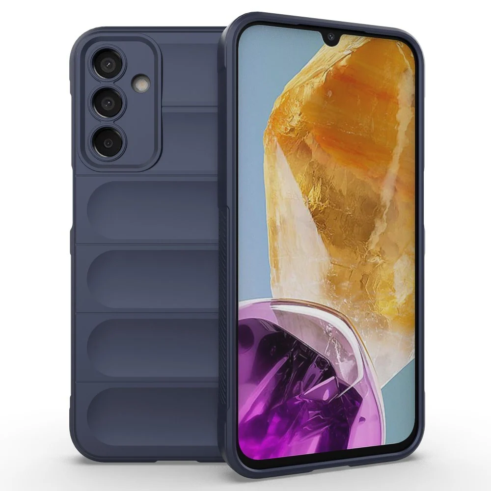EIDERWOOD Samsung Galaxy M15 (5G) Fleksibelt Plastdeksel – Mørke Blå v:9578647 EIDERWOOD Samsung Galaxy M15 (5G) Fleksibelt Plastdeksel – Mørke Blå v:9578647
