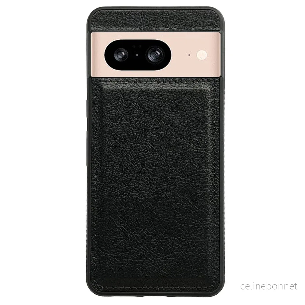 EIDERWOOD Google Pixel 9 / 9 Pro Kunstskinn Deksel - Svart v:8422283