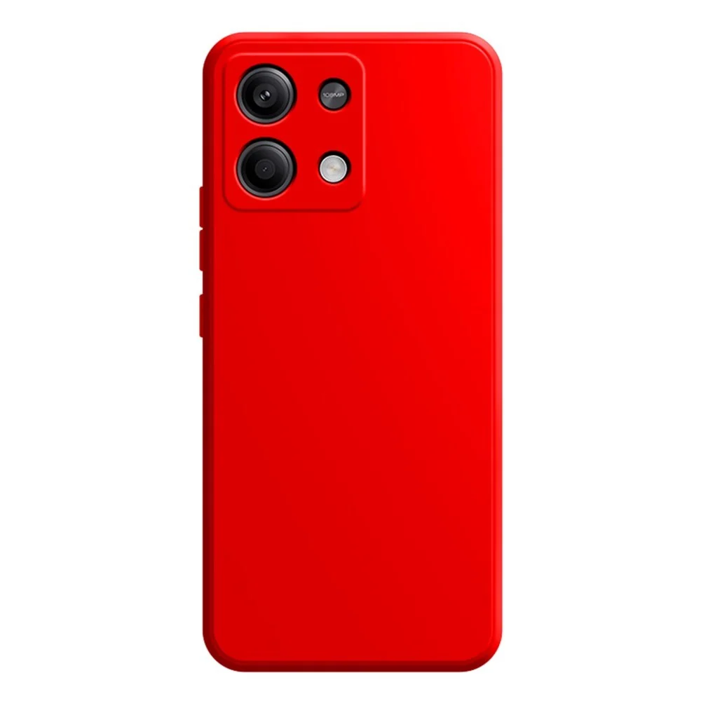 EIDERWOOD Xiaomi Redmi Note 13 (5G) Fleksibel TPU Plast Deksel – Rød v:2358281