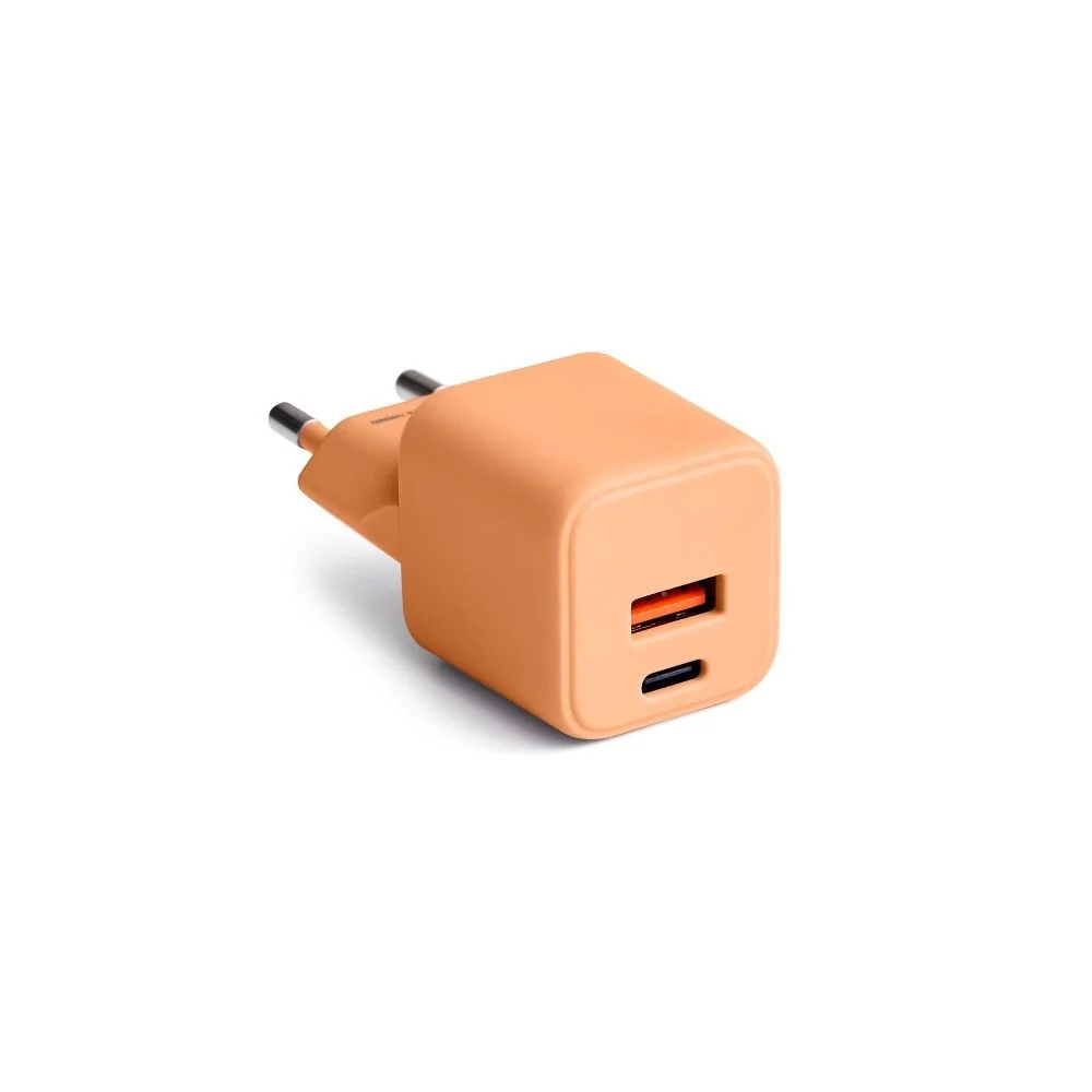 Colorum 30W Vegglader m. 1x USB-A & 1x USB-C – Peach Fuzz v:615615