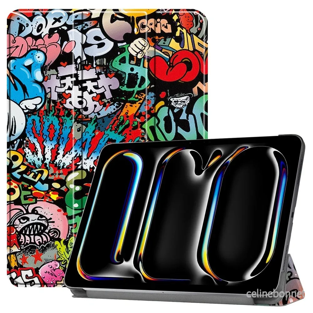 EIDERWOOD iPad Pro 11" (2025 / 2024) Tri-Fold Deksel i Kunstskinn med v:600449 EIDERWOOD iPad Pro 11" (2025 / 2024) Tri-Fold Deksel i Kunstskinn med v:600449