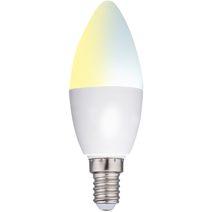 Alpina WiFi Smart E14 LED varm/kald hvit 4,9 W 470 lm v:3992040 Alpina WiFi Smart E14 LED varm/kald hvit 4,9 W 470 lm v:3992040