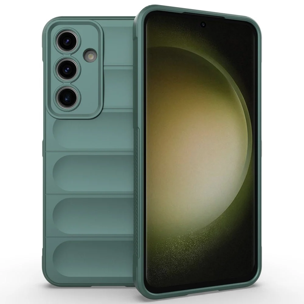 EIDERWOOD Samsung Galaxy S24 FE Fleksibelt Plastdeksel – Grønn v:8824864 EIDERWOOD Samsung Galaxy S24 FE Fleksibelt Plastdeksel – Grønn v:8824864