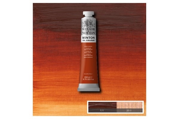 Winton Oil Col 200Ml (02) Burnt Sienna 074 v:3683299