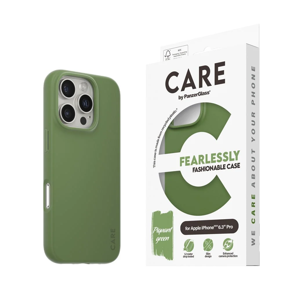 CARE by PanzerGlass iPhone 16 Pro FASHION Fearlessly Fashionable Dekse v:601037 CARE by PanzerGlass iPhone 16 Pro FASHION Fearlessly Fashionable Dekse v:601037