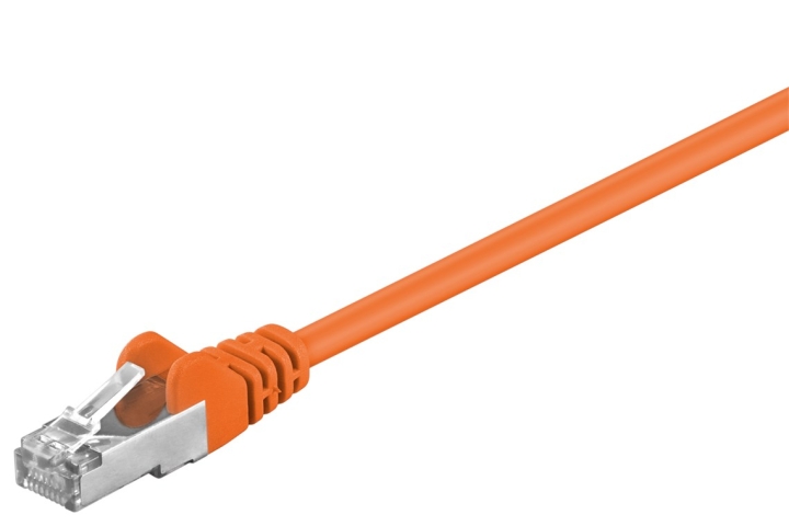 Goobay Kretskabel CAT 5e, F/UTP, oransje, 3 m kobberbelagt aluminiumtråd (CCA) v:2647222