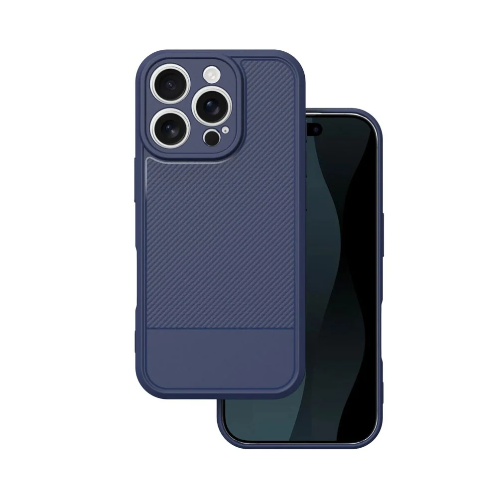iPhone 17 Pro TFO Simple Carbon Deksel - Blå v:6978956