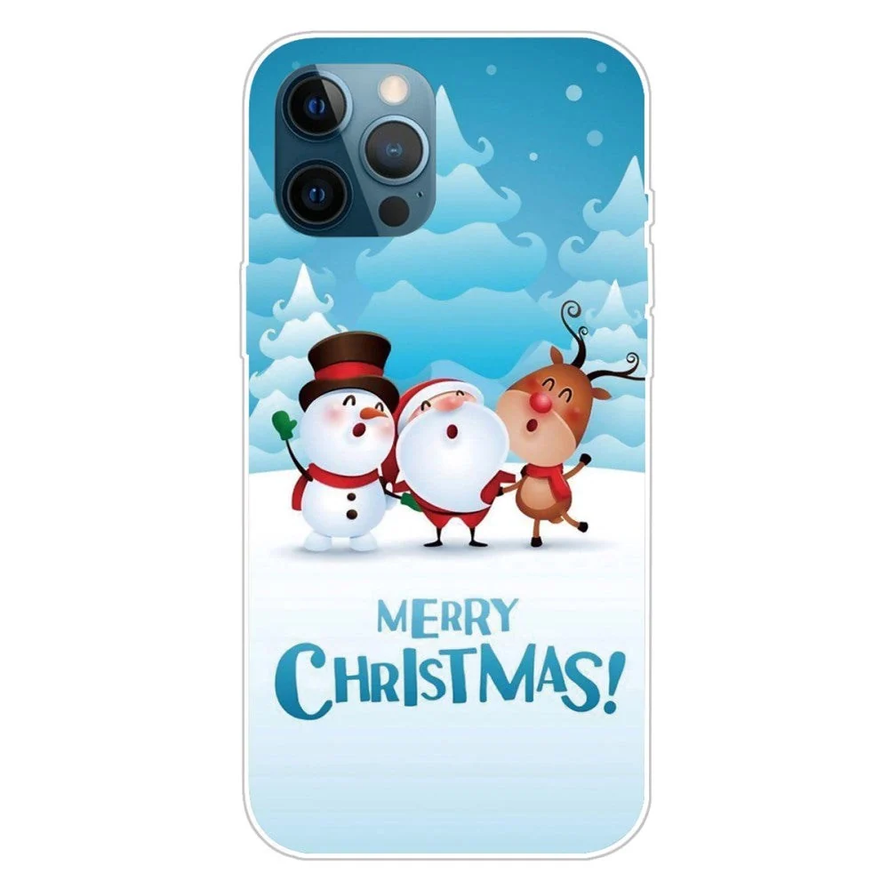 iPhone 14 Pro TPU Plast Jul Deksel - Venner i Snøen v:8302591