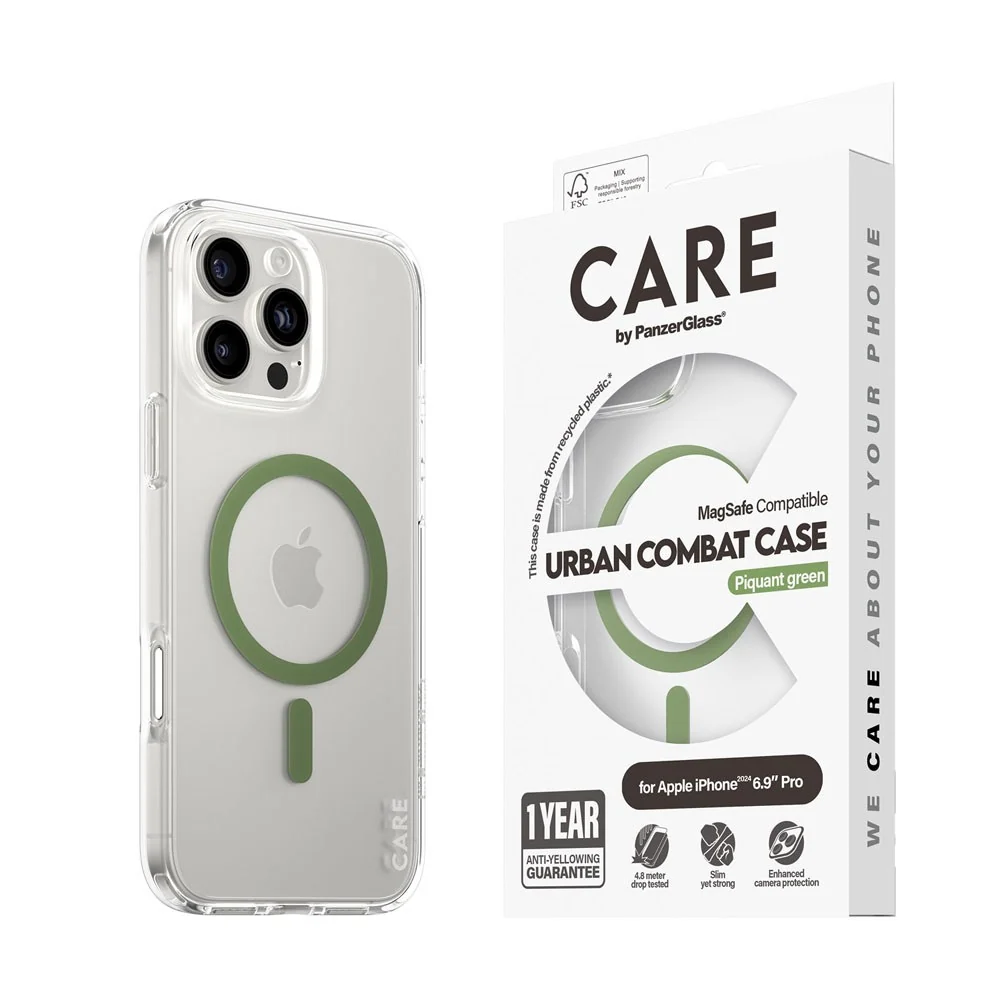 CARE by PanzerGlass iPhone 16 Pro Max FLAGSHIP Urban Combat-deksel – M v:3404493