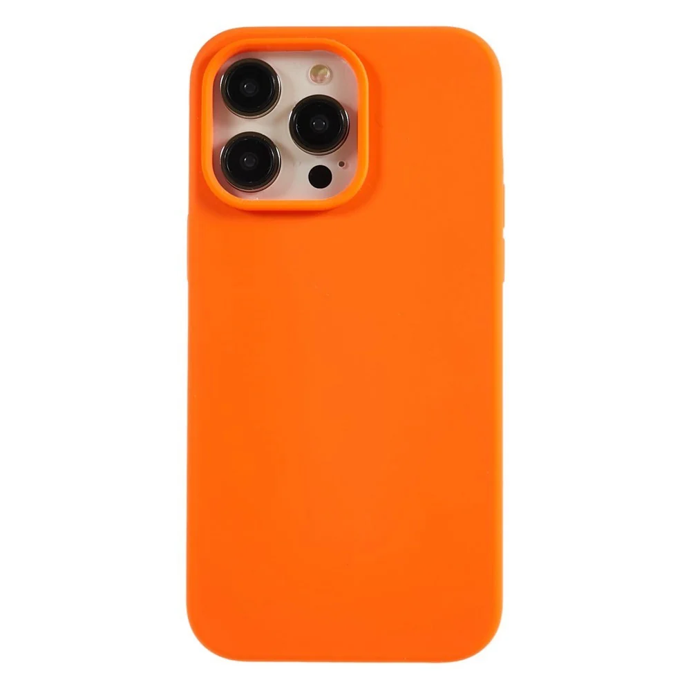 EIDERWOOD iPhone 14 Pro Fôret Silikon Deksel – Oransje v:2573781 EIDERWOOD iPhone 14 Pro Fôret Silikon Deksel – Oransje v:2573781