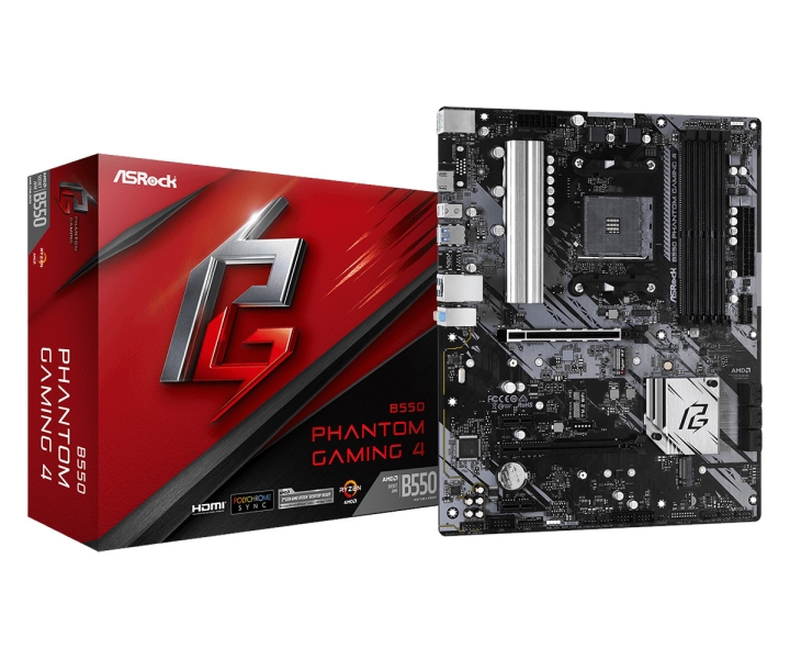 ASROCK B550 Phantom Gaming 4 ATX AM4 AMD B550 v:3747383