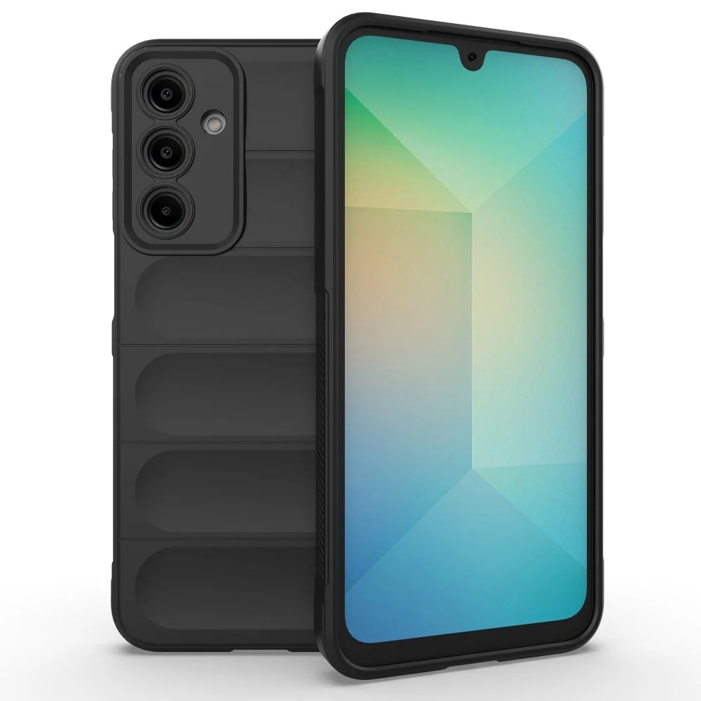 EIDERWOOD Samsung Galaxy A16 (4G/5G) Fleksibelt Plast Deksel - Svart v:6606850