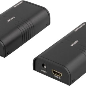 DELTACODELTACO Ethernet HDMI-forlenger, 120 meter i 1080P med Cat6, svart ( ) v:6216046