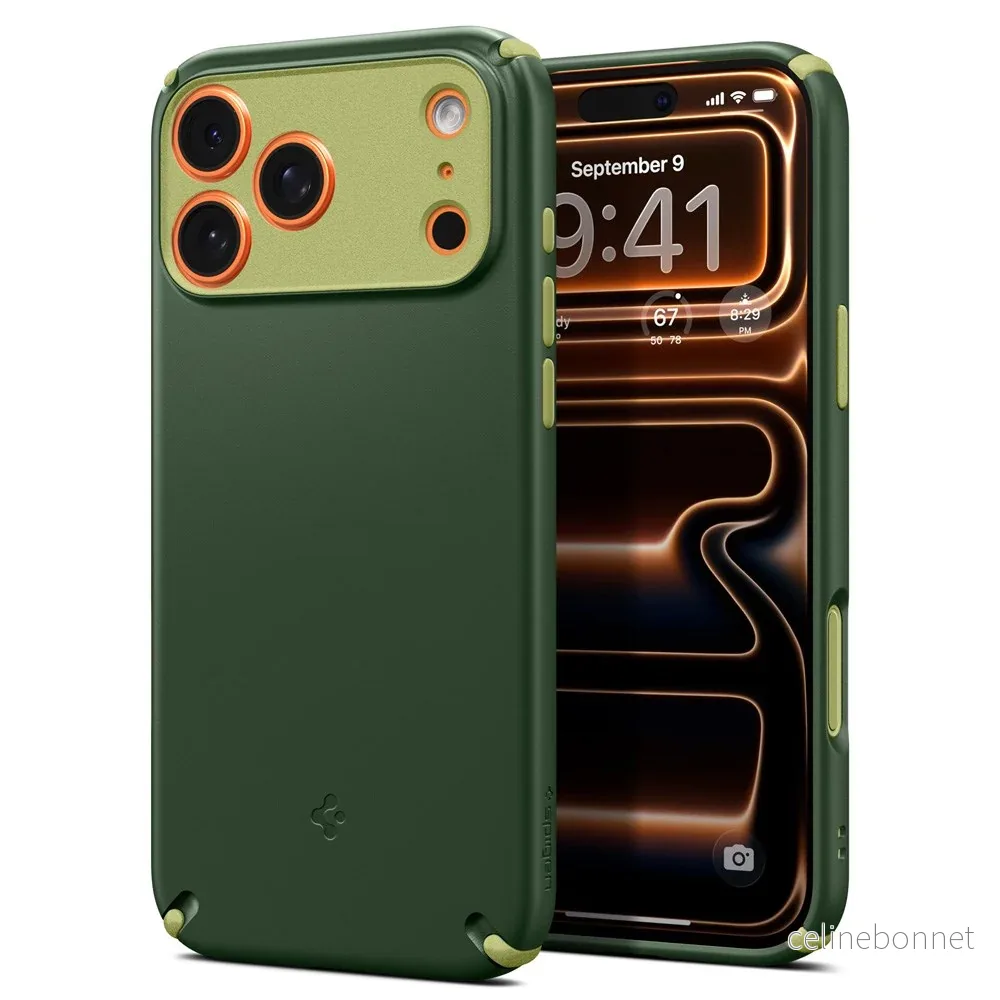 iPhone 17 Pro Spigen Nano Pop Hybrid Deksel – MagSafe Kompatibel – Grø v:9907526 iPhone 17 Pro Spigen Nano Pop Hybrid Deksel – MagSafe Kompatibel – Grø v:9907526