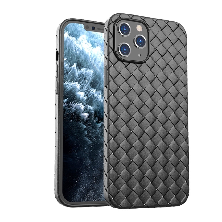 Vevd deksel i TPU for iPhone 13, Svart v:1754217