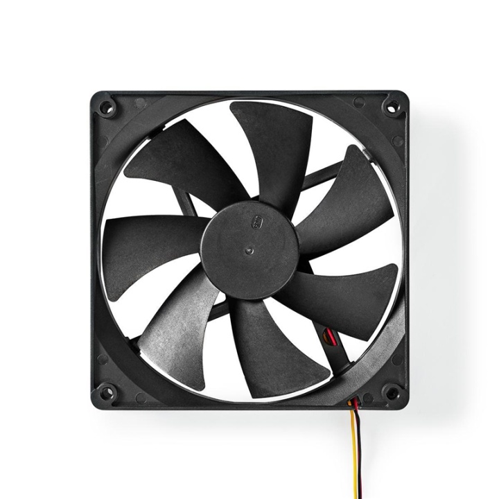 Nedis DC-vifte | DC | Vifte størrelse: 140 mm | 3-Pin | 24.9 dBA | Sort v:9710799 Nedis DC-vifte | DC | Vifte størrelse: 140 mm | 3-Pin | 24.9 dBA | Sort v:9710799