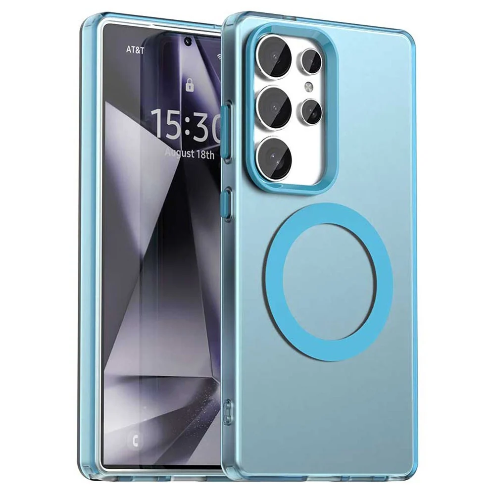 EIDERWOOD Samsung Galaxy S25 Ultra Hybrid Plast Deksel - MagSafe Kompa v:159039