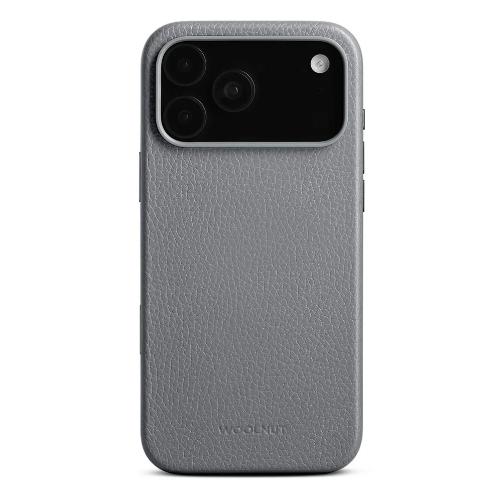 WOOLNUT iPhone 17 Pro Max Ekte Skinn Deksel – MagSafe Kompatibel – Grå v:6636492 WOOLNUT iPhone 17 Pro Max Ekte Skinn Deksel – MagSafe Kompatibel – Grå v:6636492