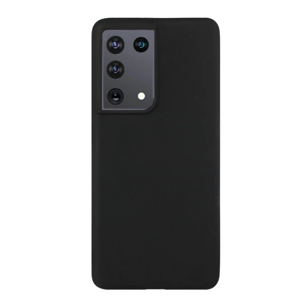 EIDERWOOD Samsung Galaxy S21 Ultra Silikon Deksel - Svart v:9329218
