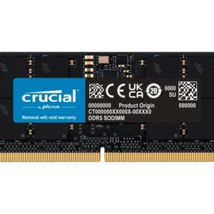 Crucial DDR5 16 GB 4800 MHz CL40 ikke-ECC SO-DIMM 262-PIN v:4078961 Crucial DDR5 16 GB 4800 MHz CL40 ikke-ECC SO-DIMM 262-PIN v:4078961