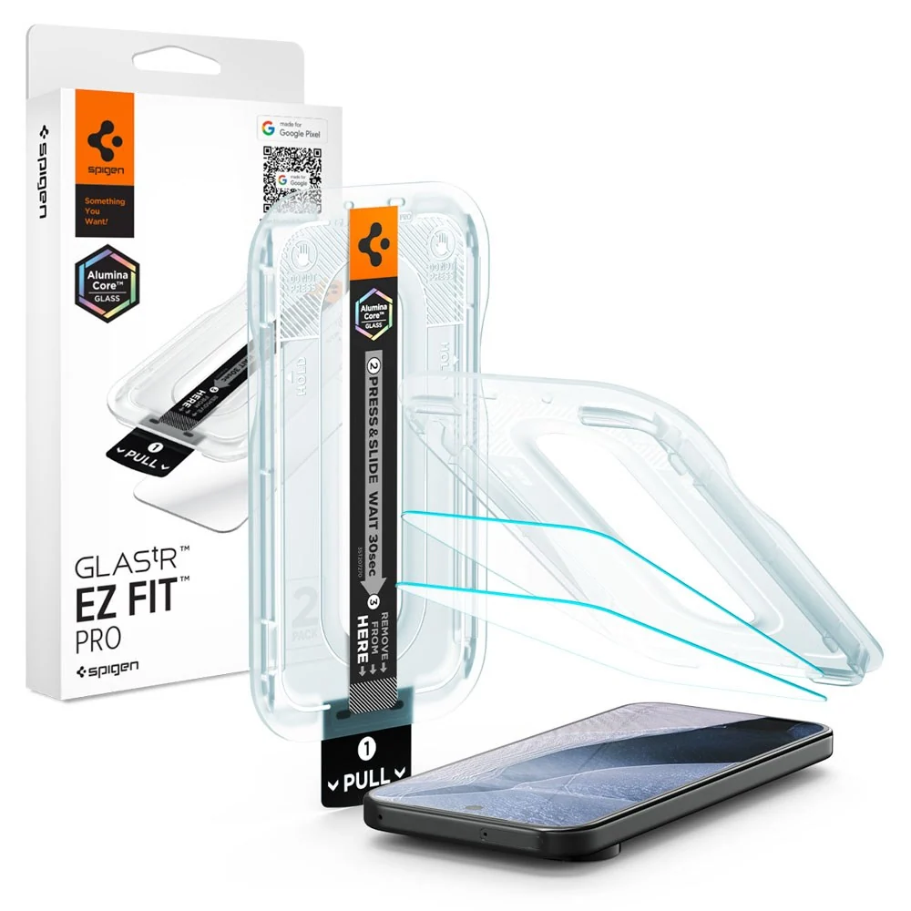 Google Pixel 11 Pro XL Spigen Glass tR EZ Fit Pro Skjermbeskyttelsesgl v:4443063