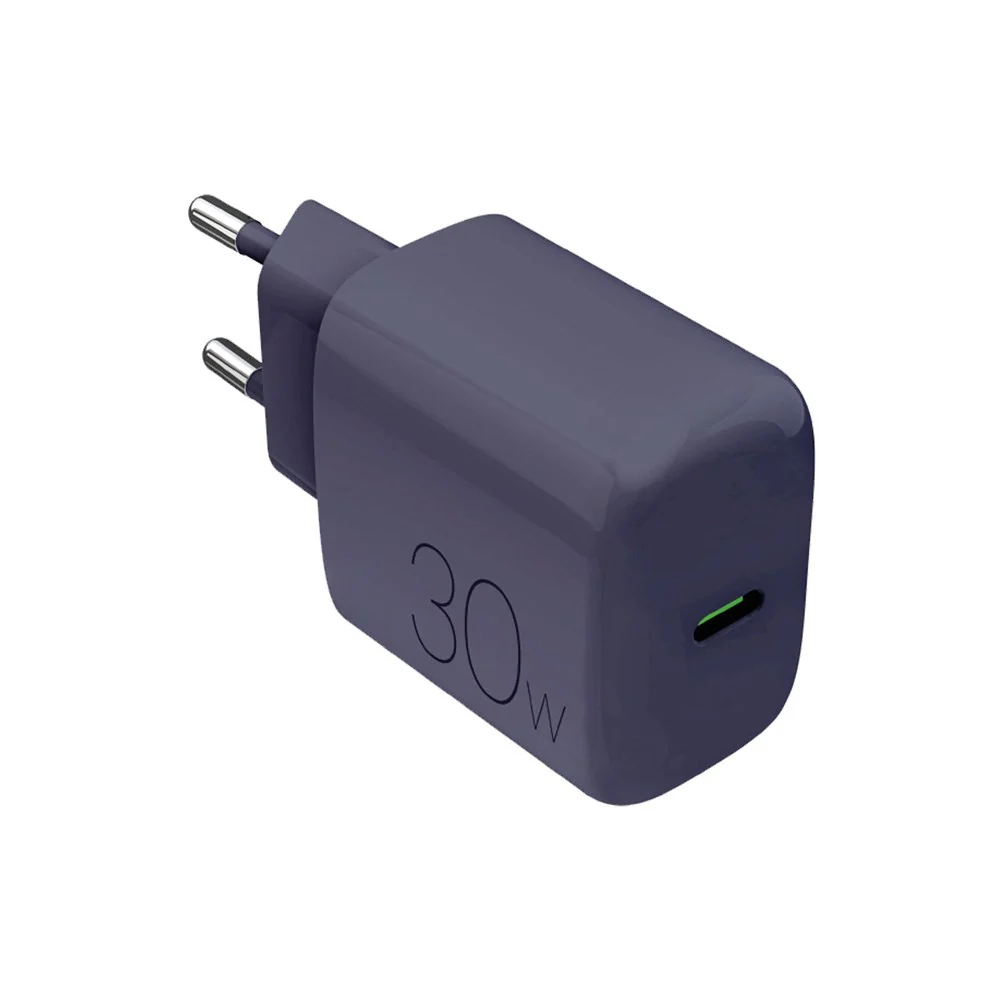 Puro Pro Lite Vegglader 30W med 1 x USB-C & Power Delivery – Mørk Blå v:8862352 Puro Pro Lite Vegglader 30W med 1 x USB-C & Power Delivery – Mørk Blå v:8862352