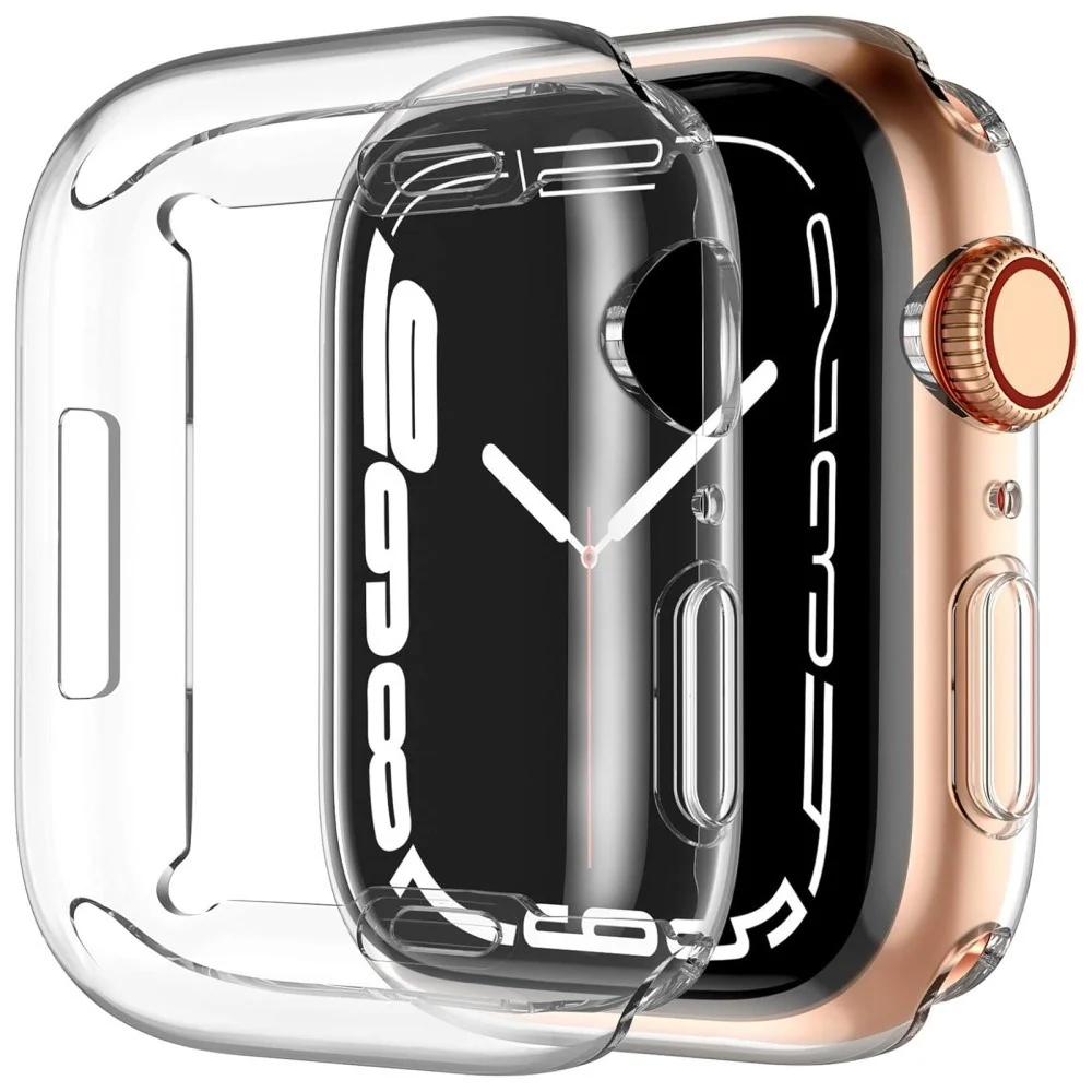 Apple Watch 11 / 10 (46mm) Fleksibelt Plast Deksel med innebygd Skjerm v:2392080