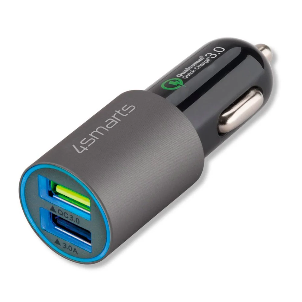 4smarts Rapid 18W QC Billader – 2 x USB-A – Grå v:8339905 4smarts Rapid 18W QC Billader – 2 x USB-A – Grå v:8339905