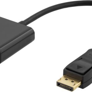 DELTACO DisplayPort til DVI-D enkeltlinkadapter, 0,17 m, ha – ho, sva v:5327903 DELTACO DisplayPort til DVI-D enkeltlinkadapter, 0,17 m, ha – ho, sva v:5327903