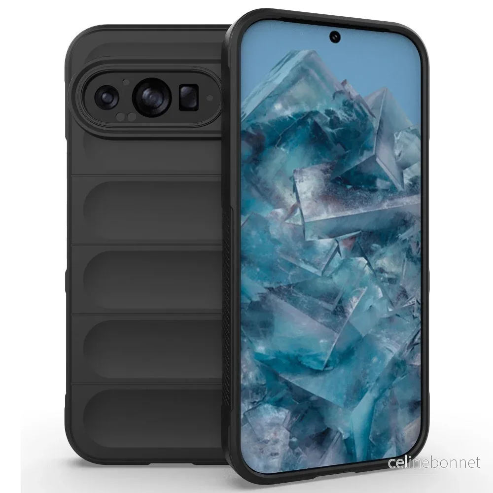 EIDERWOOD Google Pixel 9 Pro Fleksibelt Plastdeksel – Svart v:6798291