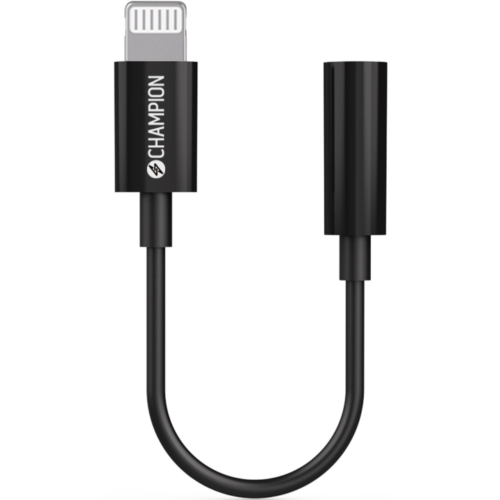 Champion Adapter Lightning till 3,5mm Svart v:5095334