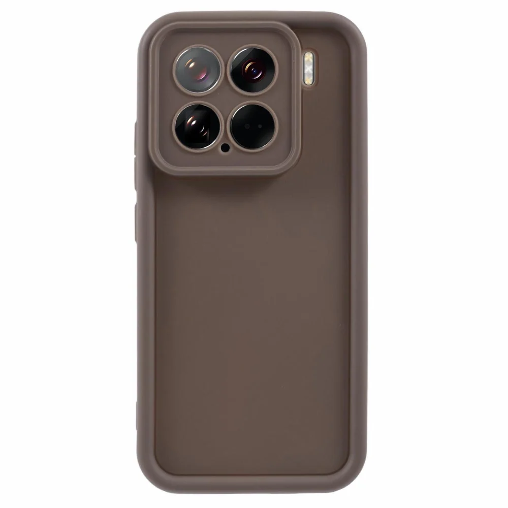 EIDERWOOD Xiaomi 15 Anti-Slip Fleksibelt Plast Deksel – Brun v:4578633