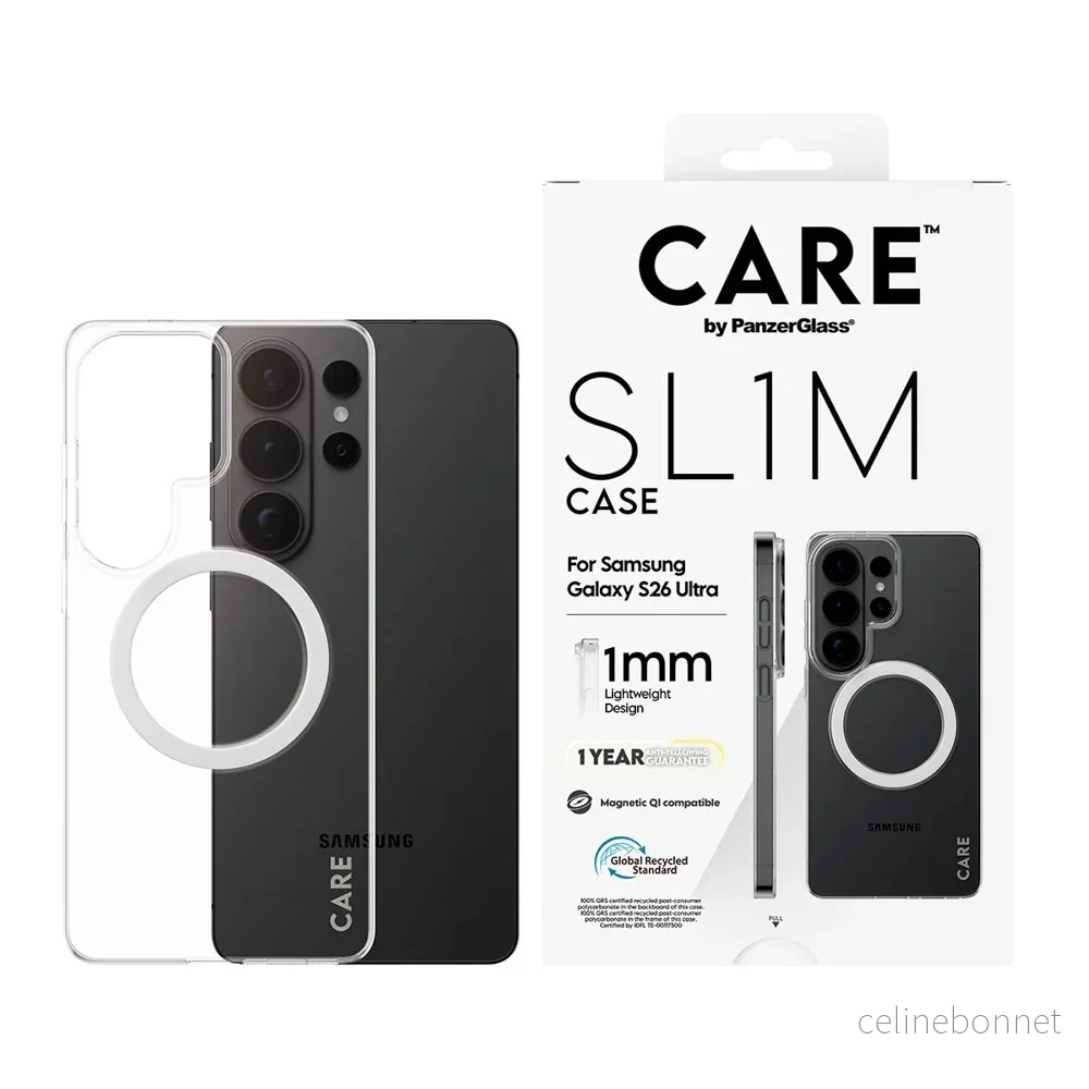 Samsung Galaxy S26 Ultra CARE by PanzerGlass SL1M Deksel – Gjennomsikt v:8053968