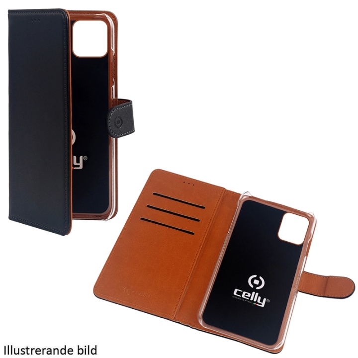 Celly Lommebokveske iPhone 12 / 12 Pro Svart v:1653106