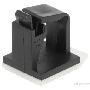 DeLOCK Cable holder with locking clip self-adhesive black 10 pieces v:5317352 DeLOCK Cable holder with locking clip self-adhesive black 10 pieces v:5317352