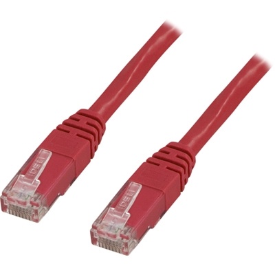 DELTACO UTP Cat6 patchkabel, LSZH, korskoblet 0.5m,rød v:1750110 DELTACO UTP Cat6 patchkabel, LSZH, korskoblet 0.5m,rød v:1750110