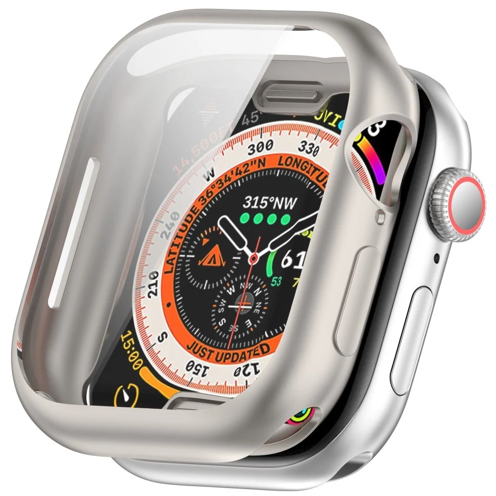Apple Watch 11 / 10 (46mm) Fleksibelt Plast Deksel med Skjermbeskyttel v:3403889 Apple Watch 11 / 10 (46mm) Fleksibelt Plast Deksel med Skjermbeskyttel v:3403889