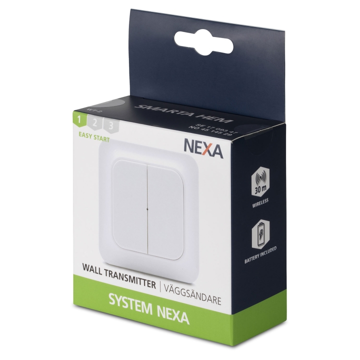 Nexa WT-2 Veggsender 2-kanals Trend v:8731272