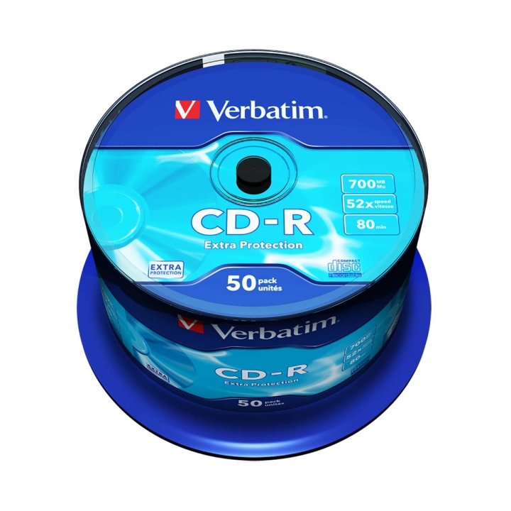 CD-R DataLife 52x 700MB Extra Protection 50 Pakke Spindel v:2267616