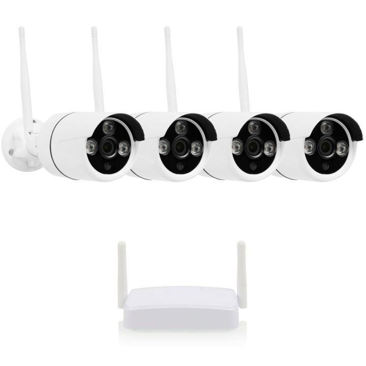 Smartwares Trådløst kamerasystem 4 kameraer 1080p v:9497884 Smartwares Trådløst kamerasystem 4 kameraer 1080p v:9497884