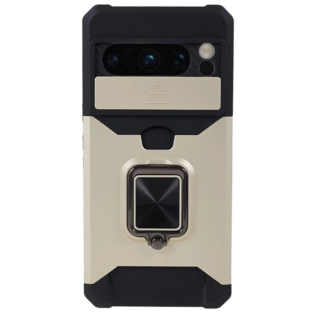 Google Pixel 8 Pro Håndverker Deksel med Magnetisk Stativ, Kortholder v:6037317