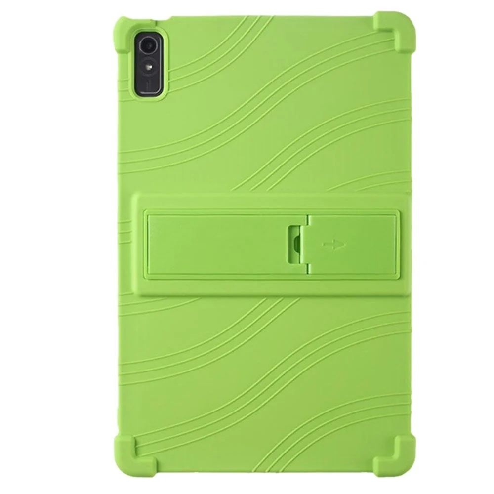 Lenovo Tab P11 Gen. 2 Plus Silikon Deksel m. Stativ - Grønn v:9646522