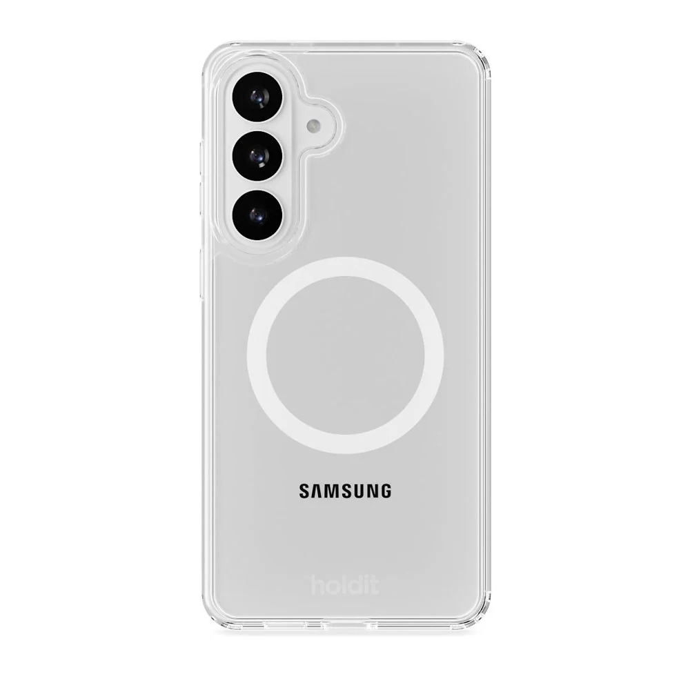 Samsung Galaxy S26 Holdit MagSafe Deksel – Transparent / White v:7496062