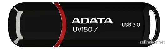 ADATA UV150 USB-minnepinne, 128 GB, USB 3.0, svart v:9625333