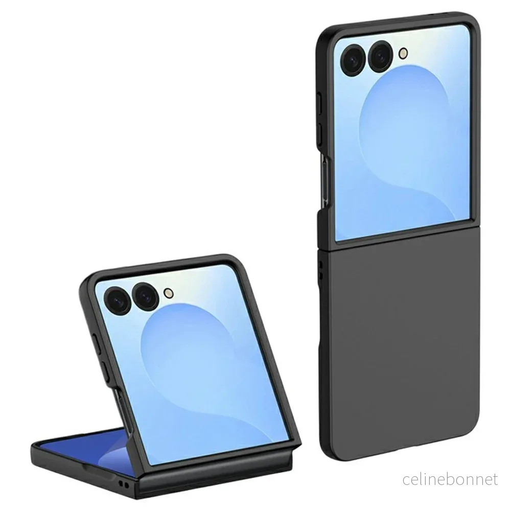EIDERWOOD Samsung Galaxy Z Flip7 Hard Plast Deksel – Svart v:802657 EIDERWOOD Samsung Galaxy Z Flip7 Hard Plast Deksel – Svart v:802657