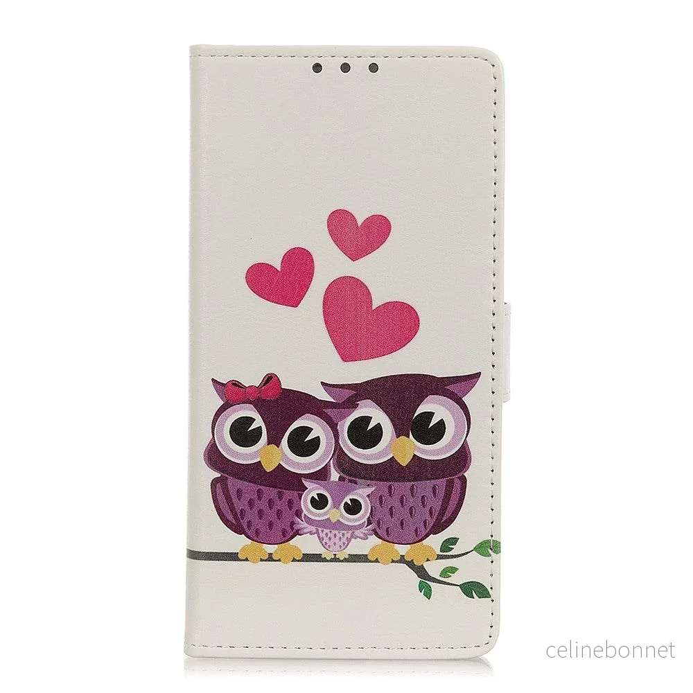 Alcatel 1S (2020) PU Skinndeksel m. Lommebok Ugle Familie v:4717968 Alcatel 1S (2020) PU Skinndeksel m. Lommebok Ugle Familie v:4717968