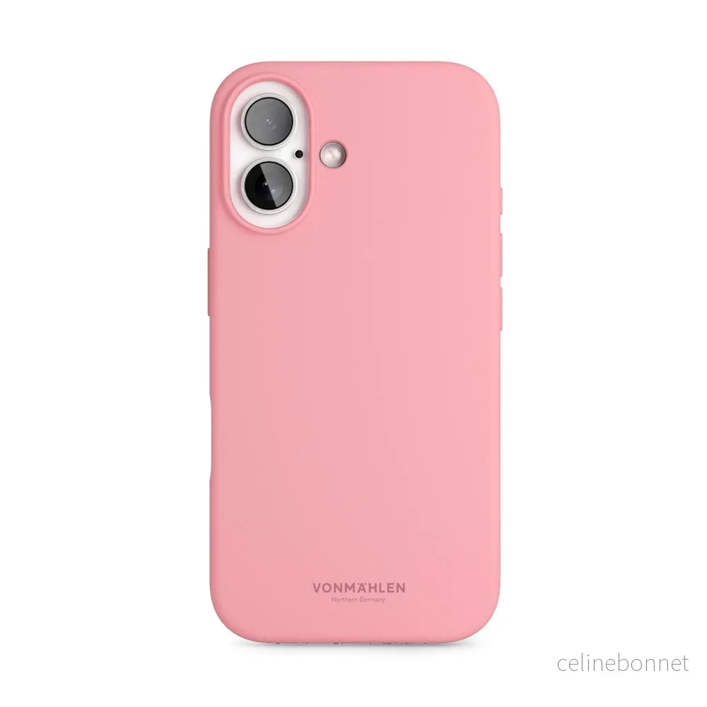 Vonmählen iPhone 16 Eco Silikon Deksel – MagSafe Kompatibel – Cherry B v:3060021