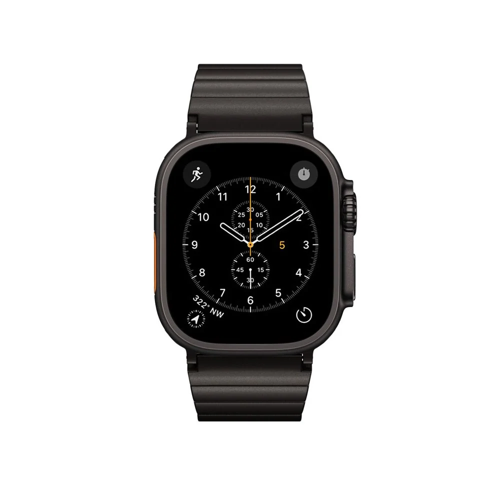 Apple Watch (42/44/SE/45/46/49) Epico UNUM Klokkerem i Rustfritt Stål v:3652311 Apple Watch (42/44/SE/45/46/49) Epico UNUM Klokkerem i Rustfritt Stål v:3652311